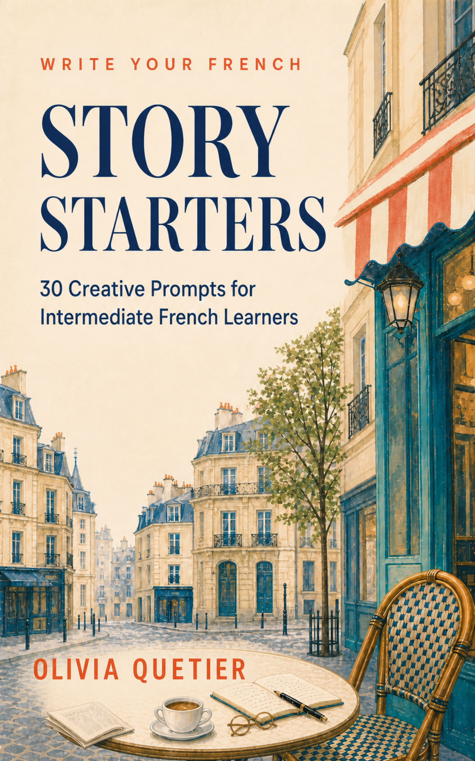 Story Starters — 30 Creative Prompts for Intermediate French Learners by Olivia Quetier
